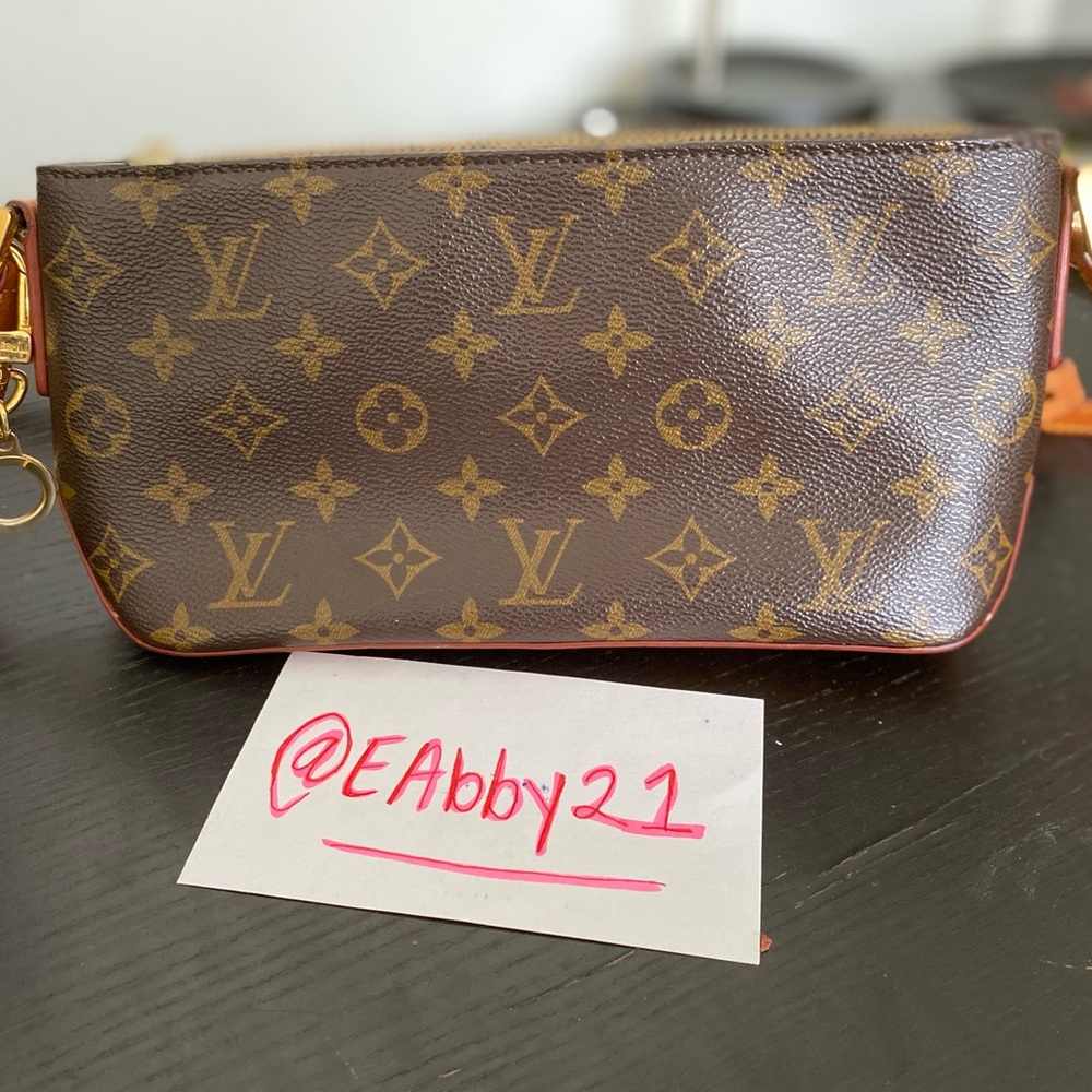 LV Louis Vuitton small monogram shoulder bag